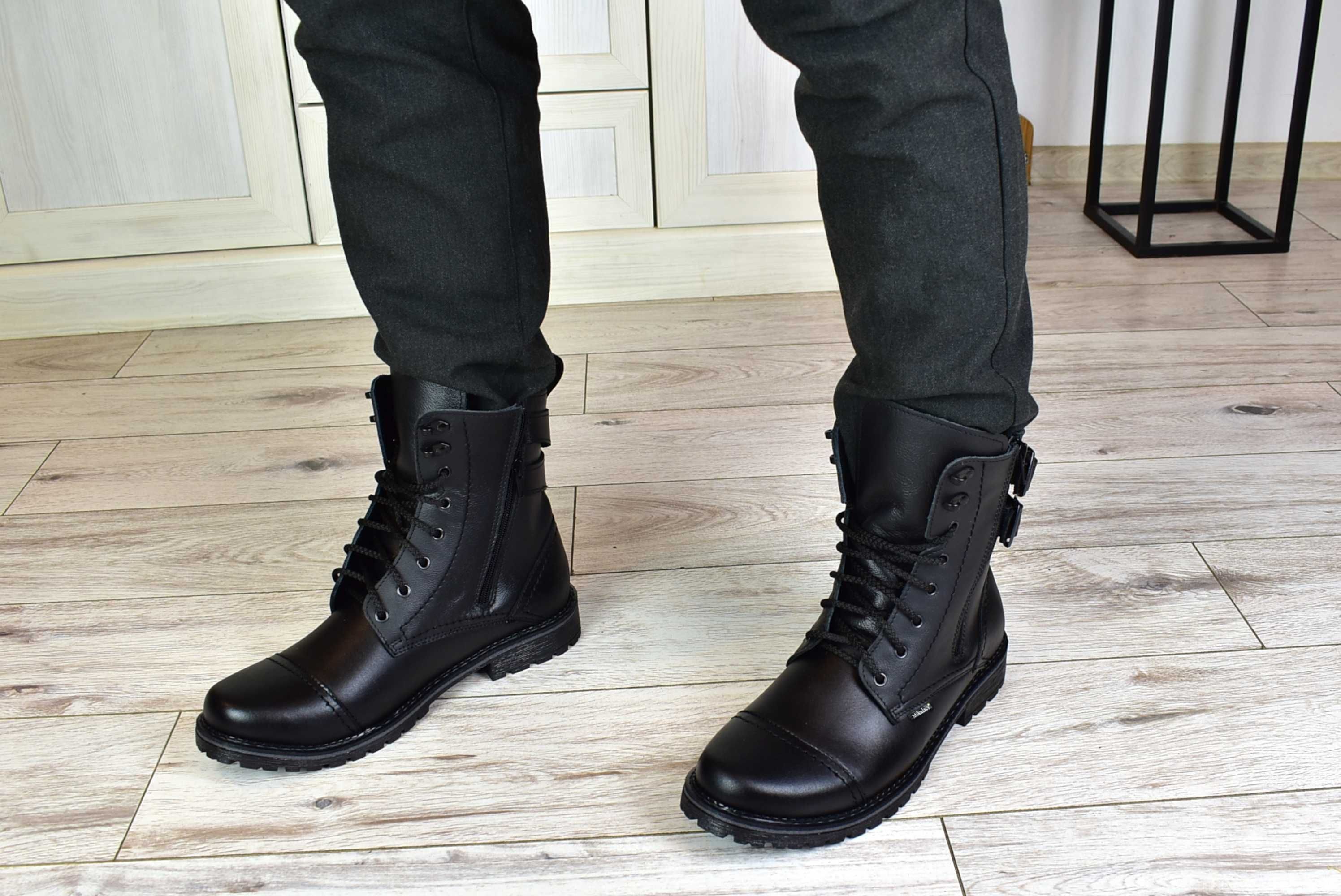Buty Militarne Skóra Naturalna Produkt Polski