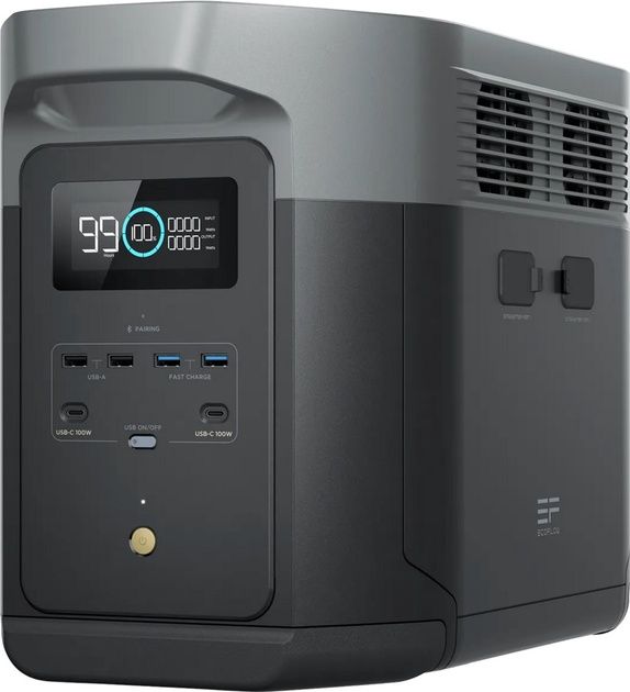 Розпродаж зарядна станція EcoFlow DELTA 2 Max 2400 Вт, 2048 Вт/год
