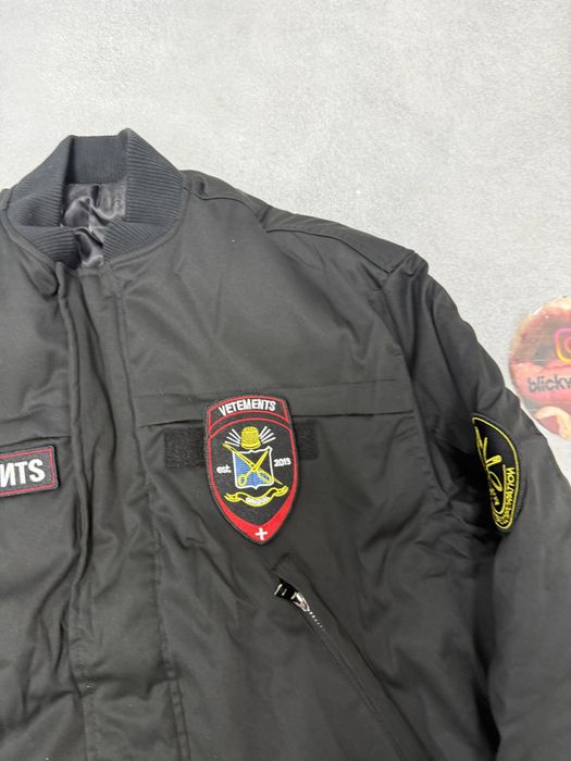 Куртка Бомбер Vetements Police bomber M L
