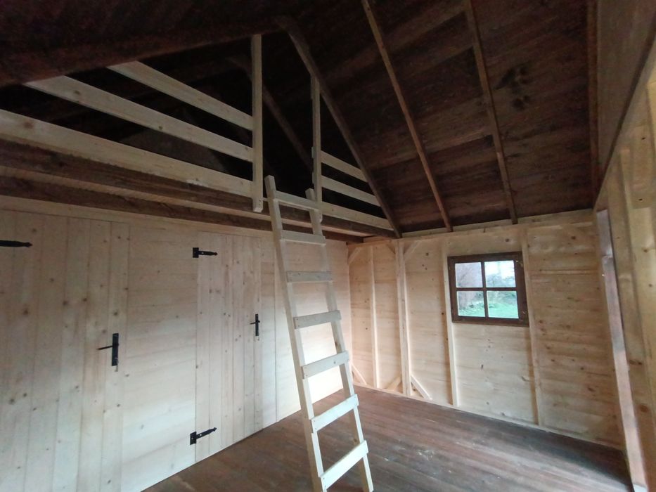 Domek letniskowy drewniany rekreacyjny na działkę z antresolą :)