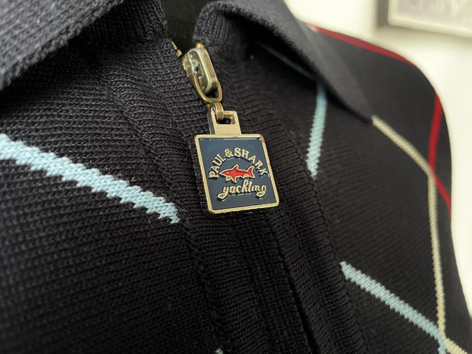 Paul Shark sweter męski XXL 100%wełna 100%wełna Rozmiar:XXL