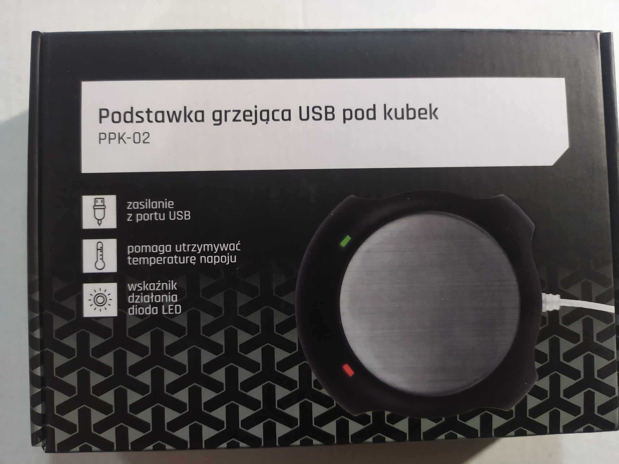 Podgrzewacz pod Kubek Podstawka Grzejąca USB k czarna
