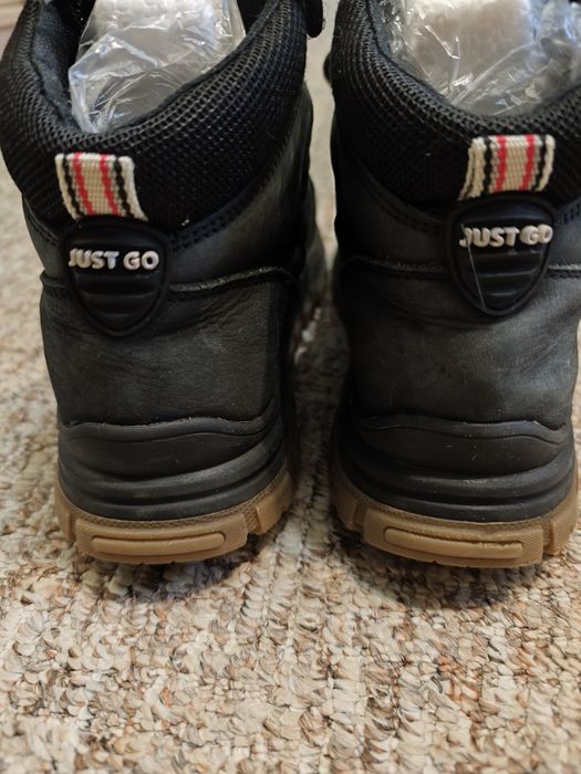 Зимові черевики на хлопчика, 23,5 см, нат. нубук