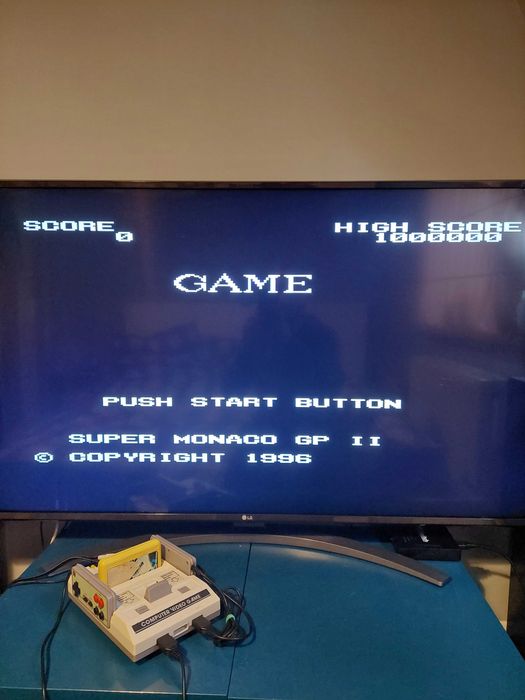 Kartridż dyskietka Gra SUPER MONACO GP II 2 na konsol PEGASUS Famicom