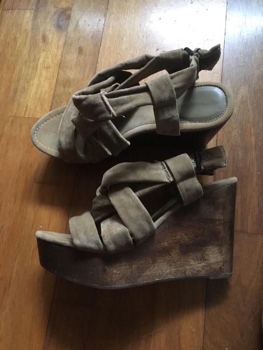 Sandálias cunha madeira PARFOIS