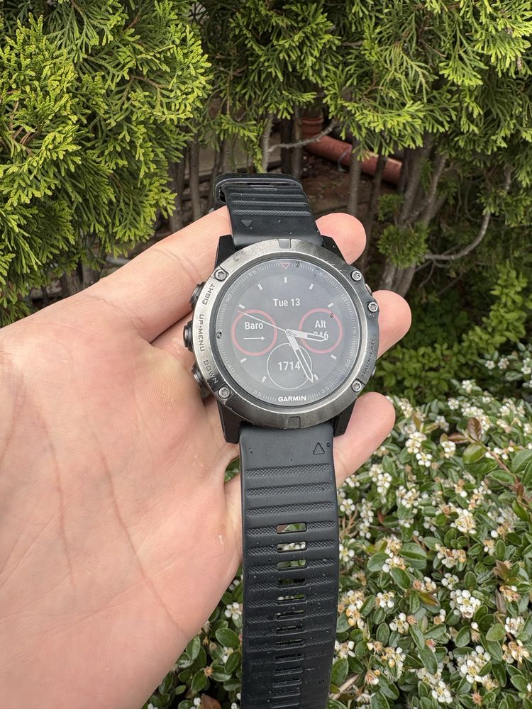 Garmin Fenix 5X Sapphire Slate Gray Band
