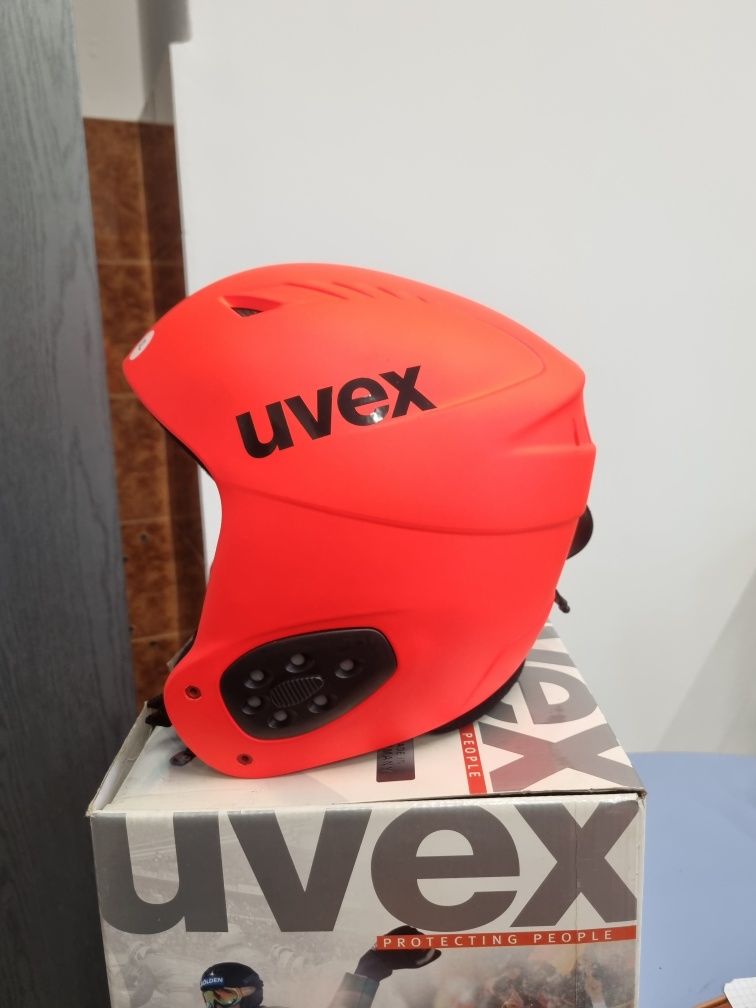 Kask narciarski Uvex wing pro race neon XL