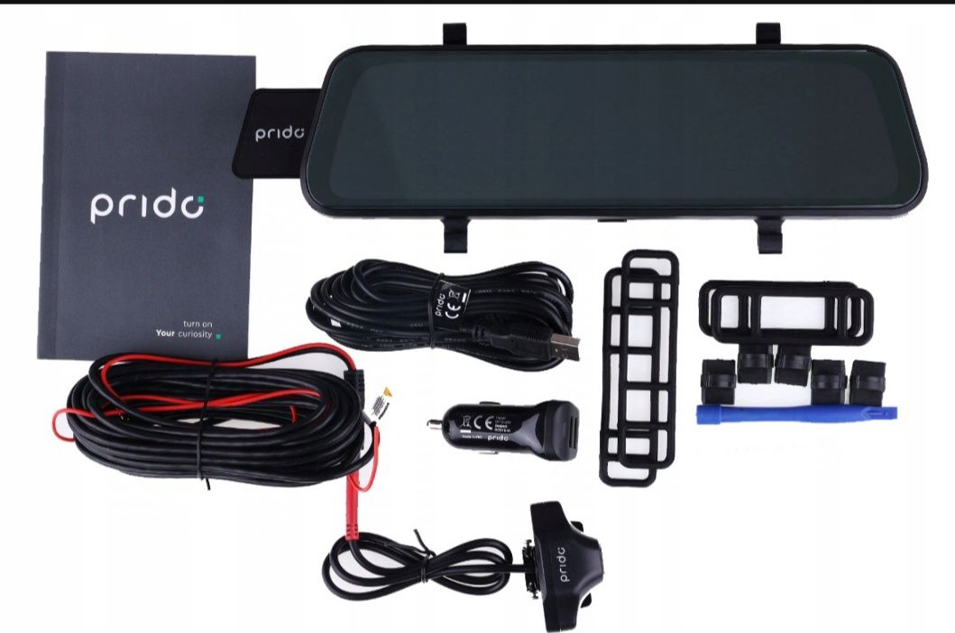Wideorejestrator priodo X6 - dwie kamery
