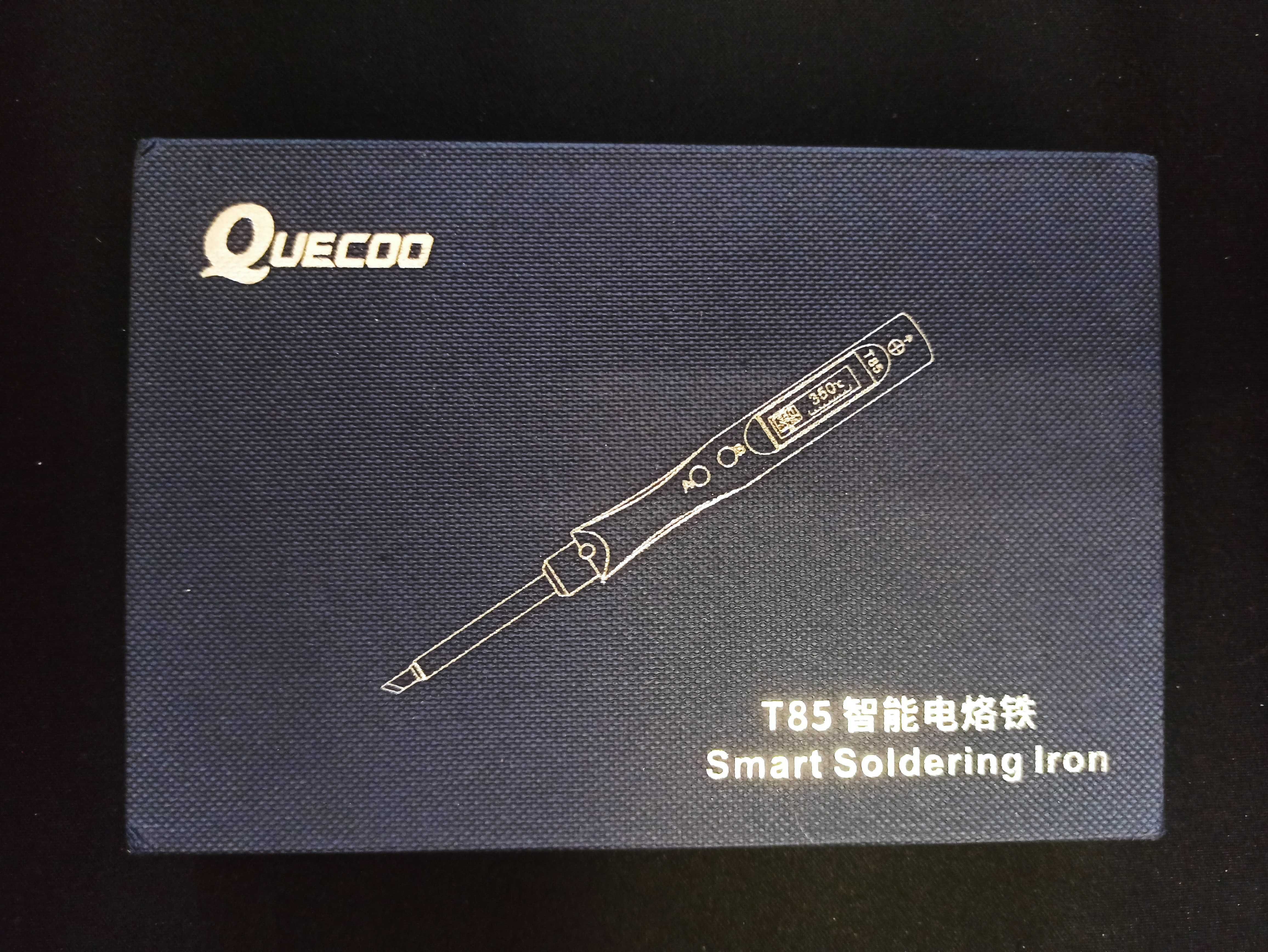 Паяльник Quecoo t85, 65-96вт, USB-C/DC, + 2 додаткові жала