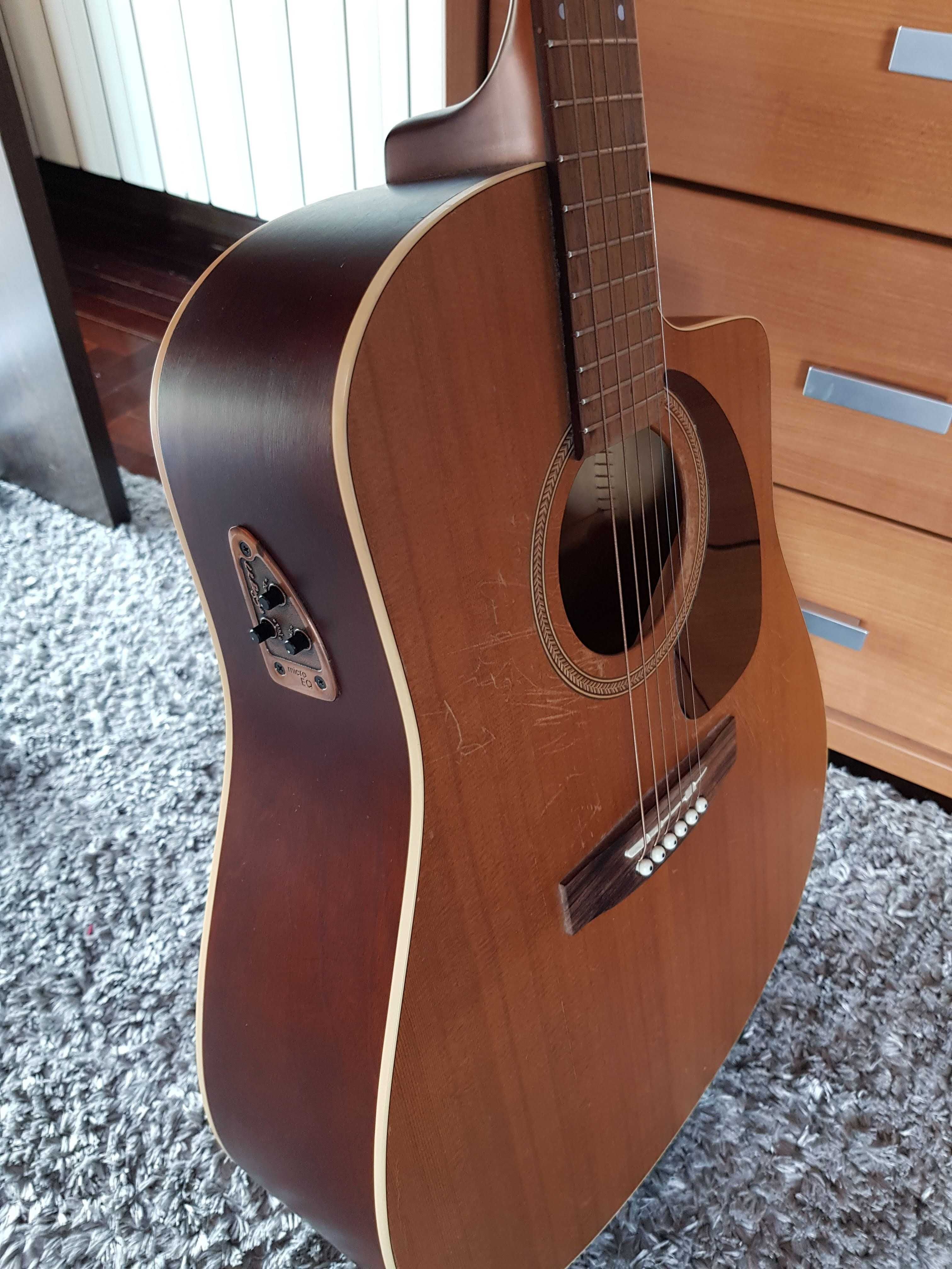 Seagull S6+ CW-Cedar : Guitarra Eletroacústica