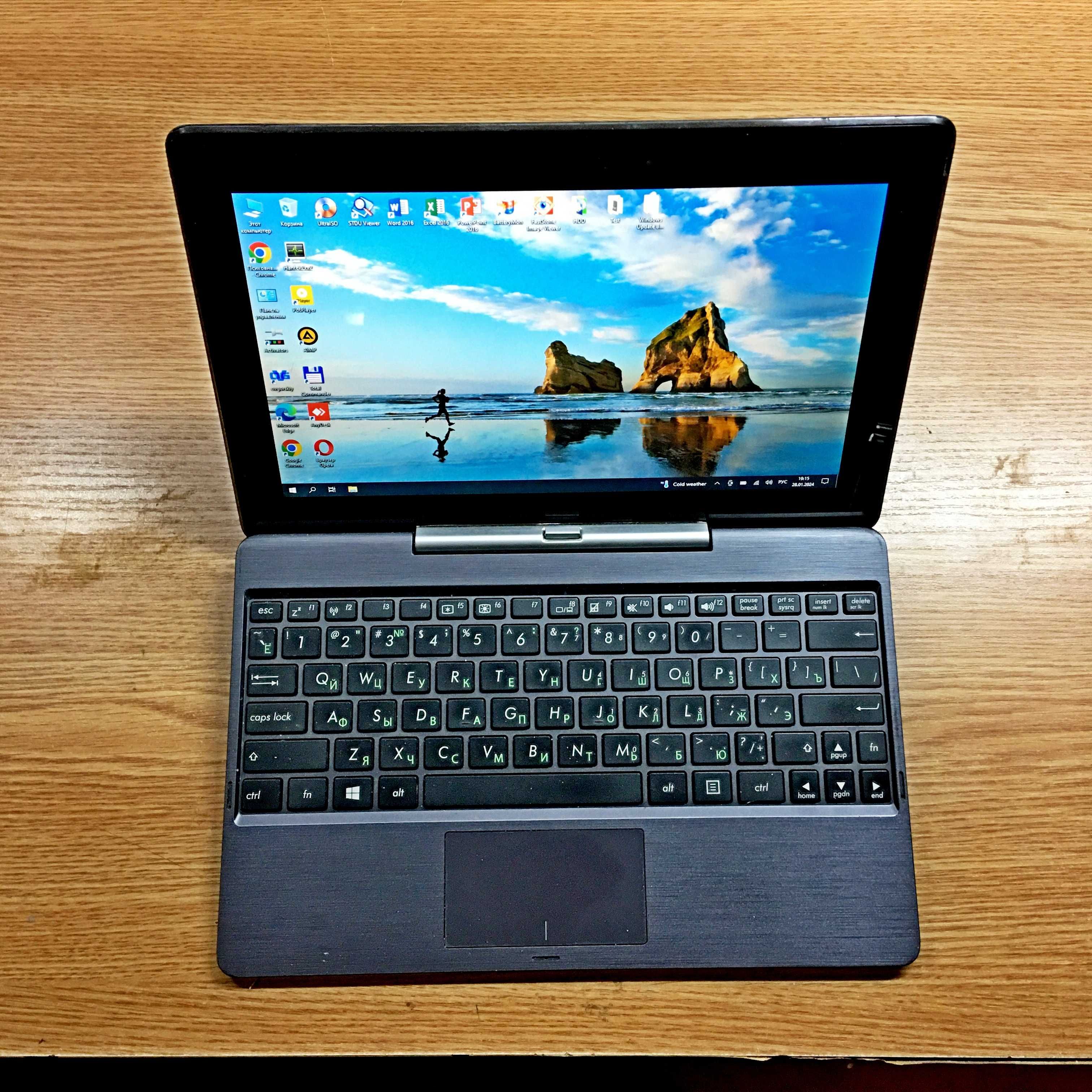 Нетбук Asus 64Gb Windows 10 7900mAh планшет Transformer Book