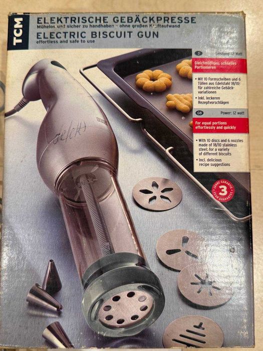 Электрический пресс для печенья TCM (Elektrische Gebäckpresse)