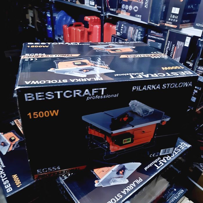 PILARKA STOŁOWA krajzega do cięcia drewna 1500W + tarcza 200 mm KD554