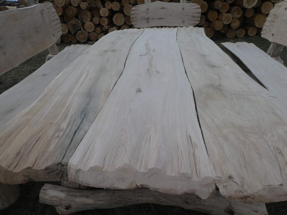 meble ogrodowe dębowe stół stoły ława ławki dąb dębowa dębowy