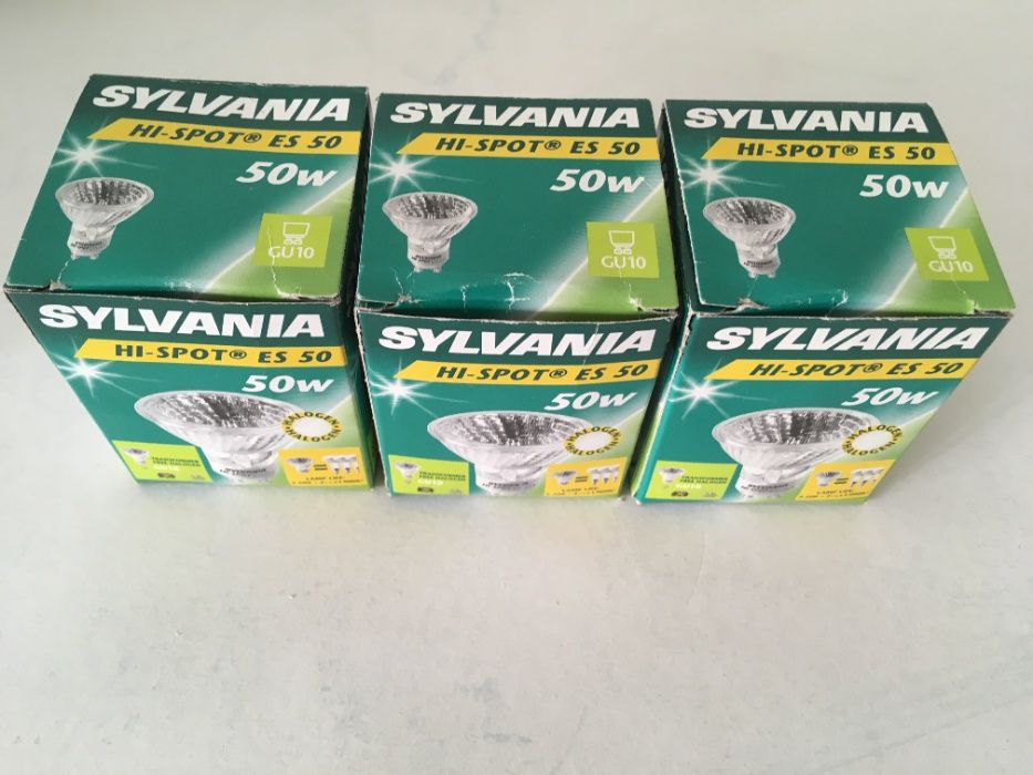 3 Lâmpadas de halogéneo - Sylvania - 50w + 1 OFERTA (Osram)