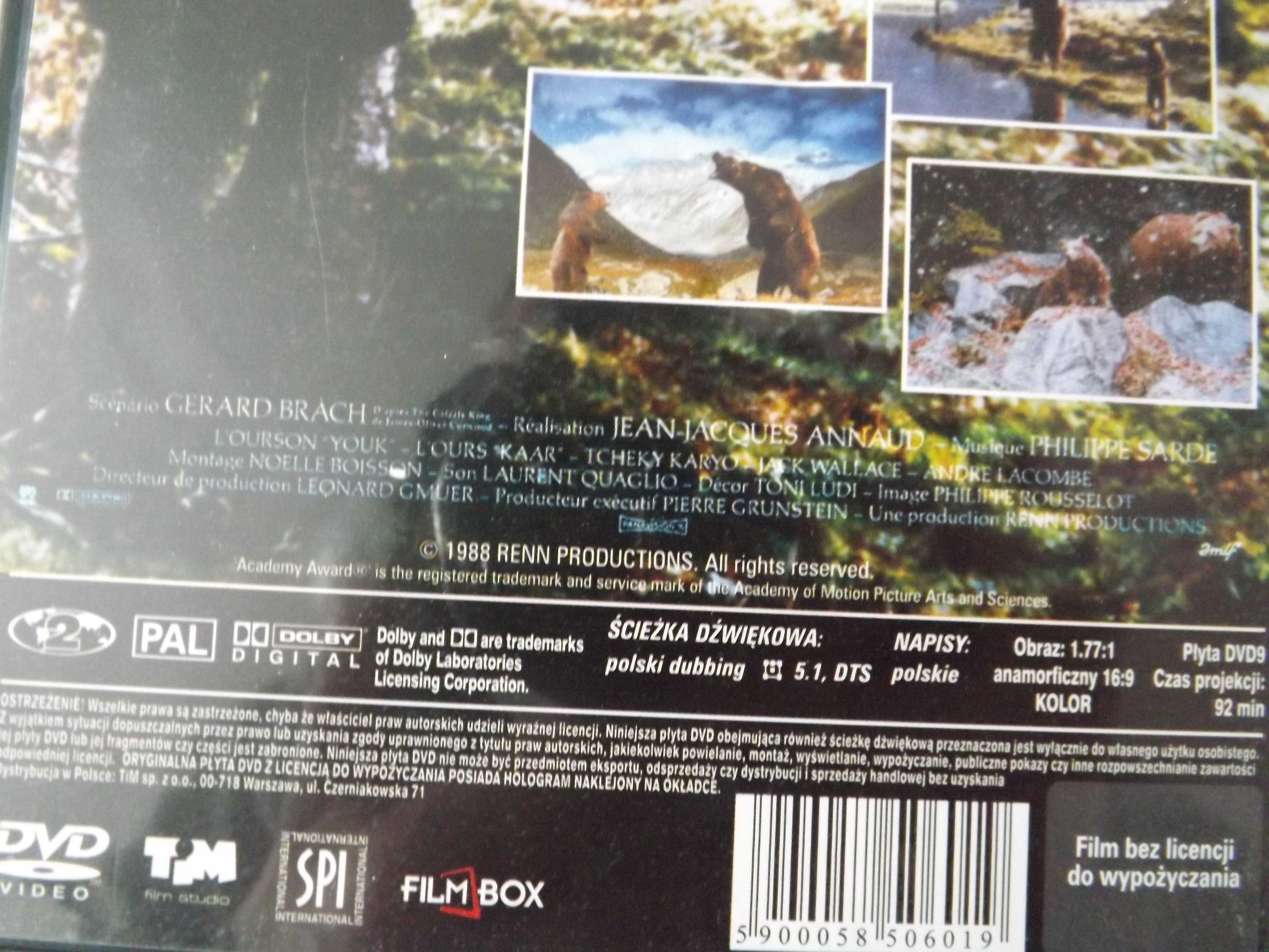 Niedźwiadek - potęga dzikiej przyrody dvd film