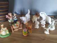 Figurki dekoracyjne ceramiczne