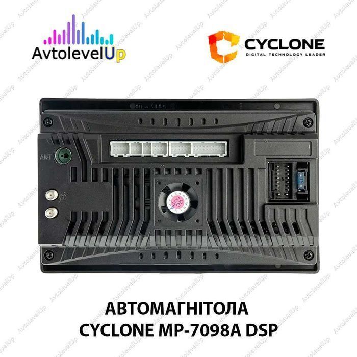 Автомагнитола CYCLONE MP-7098A ASP,  2/32Gb GSM 4G AndroidAuto/CarPlay