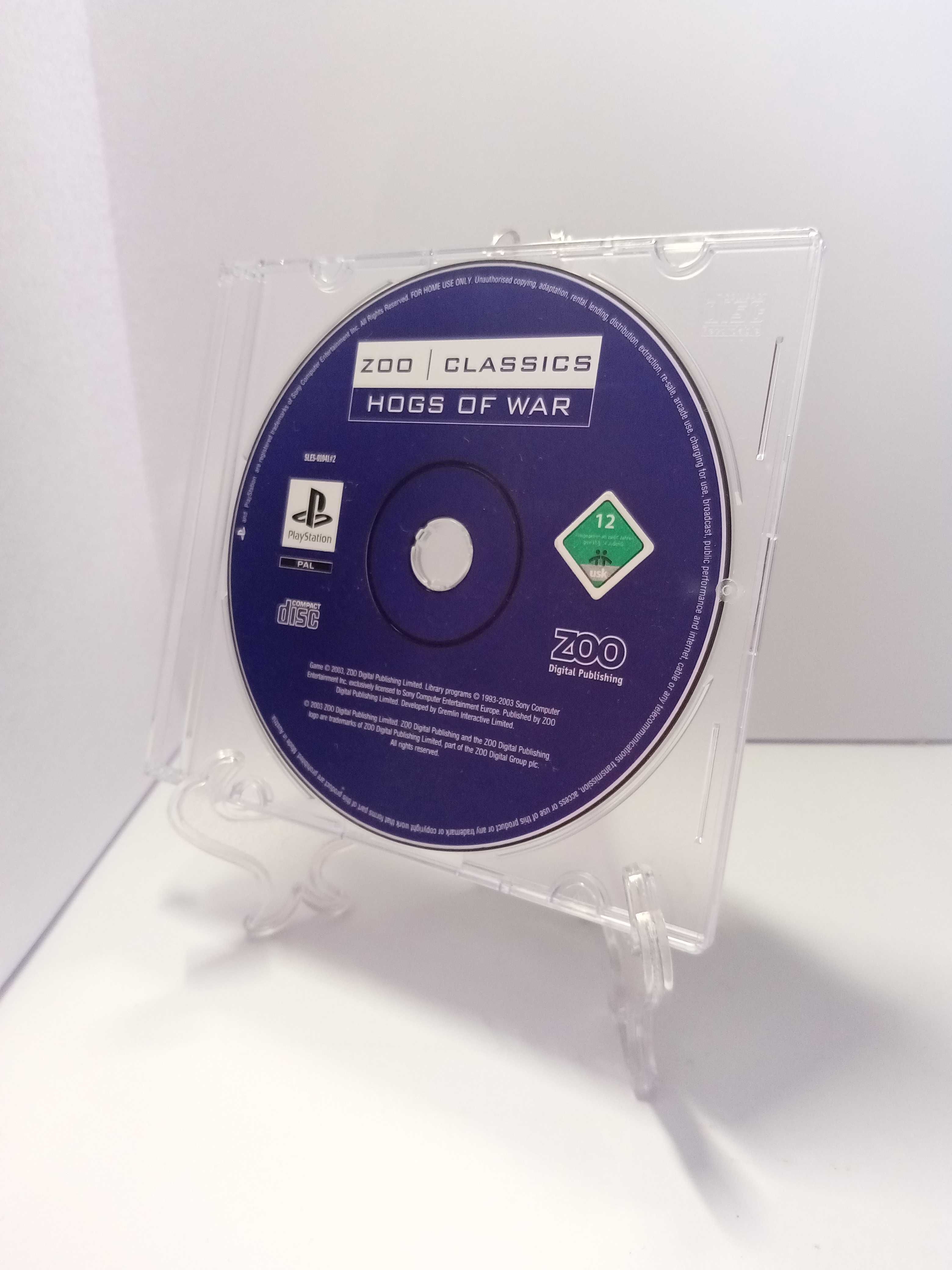 Jogo PlayStation 1 Hogs of War [Zoo Classics] [CD]