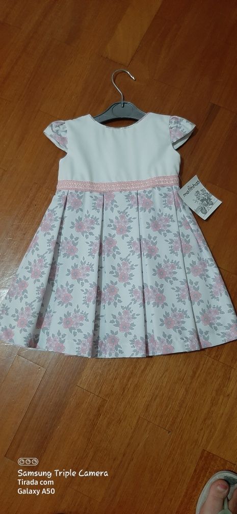 Vestido Cerimónia Menina Novo com etiqueta