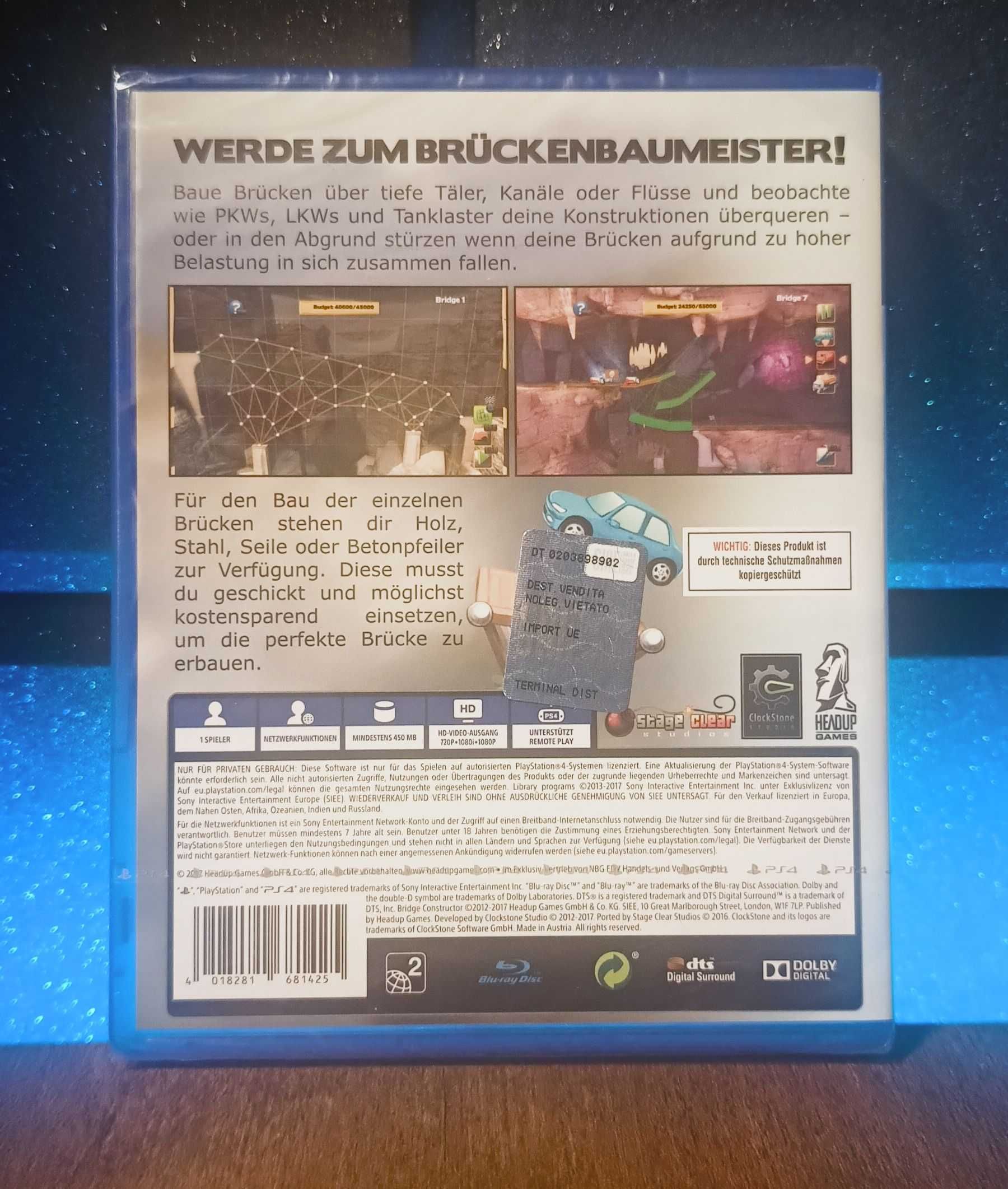 Bridge Constructor PS4 / PS5 - buduj mosty, strategia