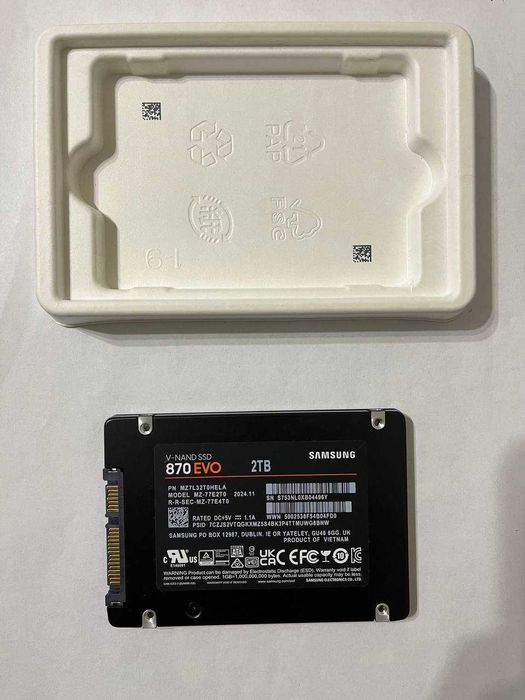 Б/В SSD накопичувач Samsung 870 EVO 2 TB (MZ-77E2T0BW)