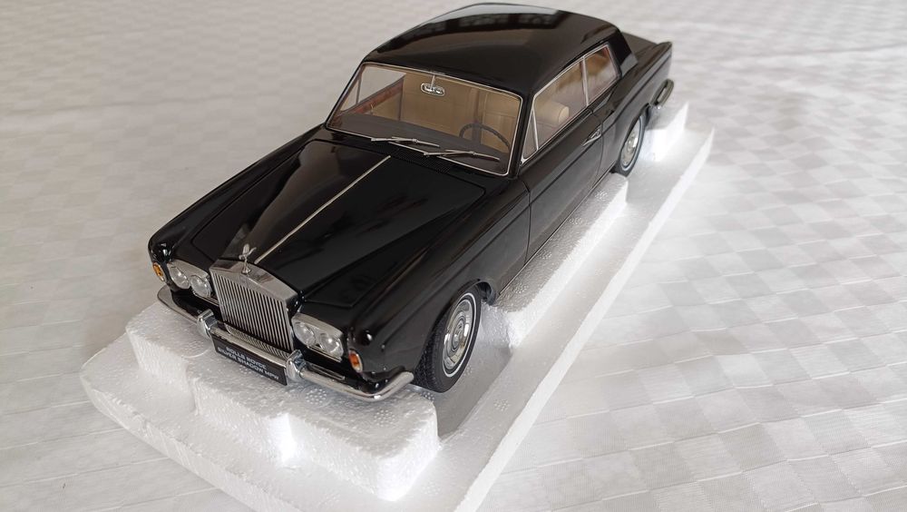 Rolls Royce Silver Shadow + 1/18 + Preto + PARAGON + Portes Grátis
