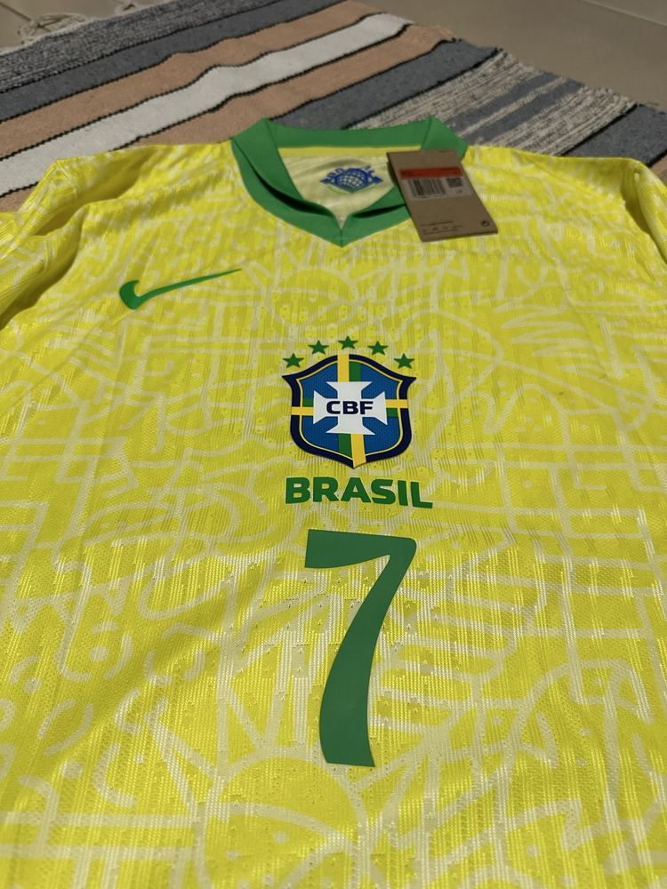 Camisola Brasil Vini Jr.