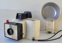 Máquina fotográfica Polaroid antiga