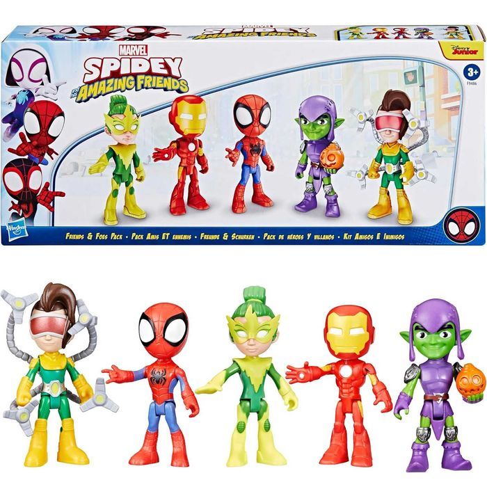 Spidey I Super Kumple Spidey Iron Man Zielony Goblin Electro Doc Ock