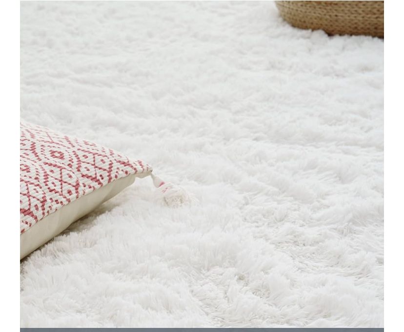 Tapetes quarto ou sala Amazon Branco antiderrapante