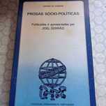 vendo livro Prosas sócio politicas