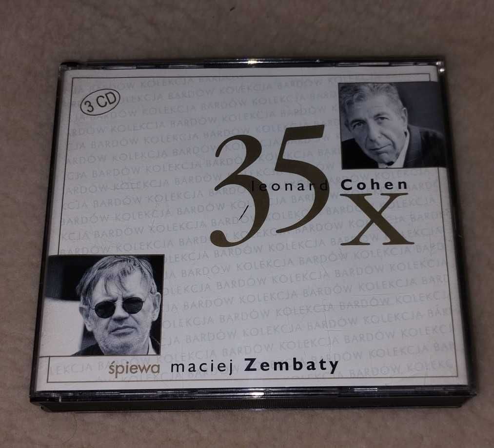 35x Leonard COHEN, Maciej Zembaty, płyta cd, muzyka, 3 płyty CD!