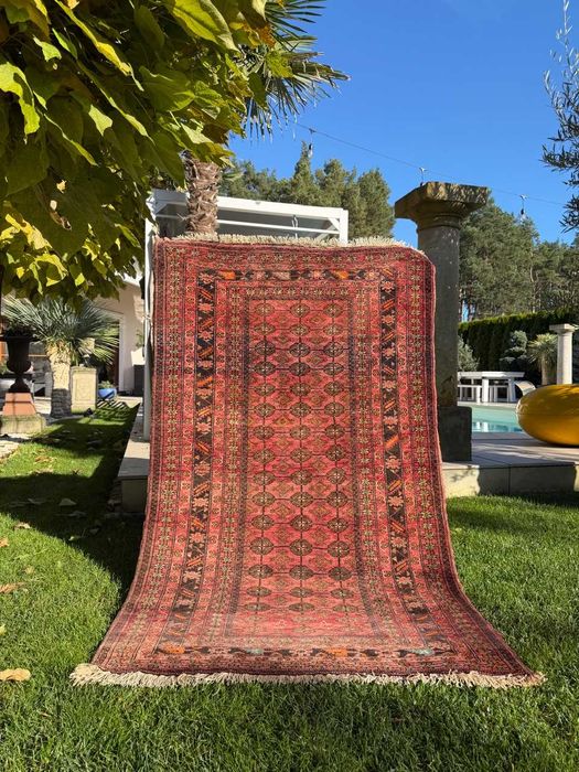 Afganistan Dywan Afgan r. tkany wełniany afgański 195x110 galeria6 tyś