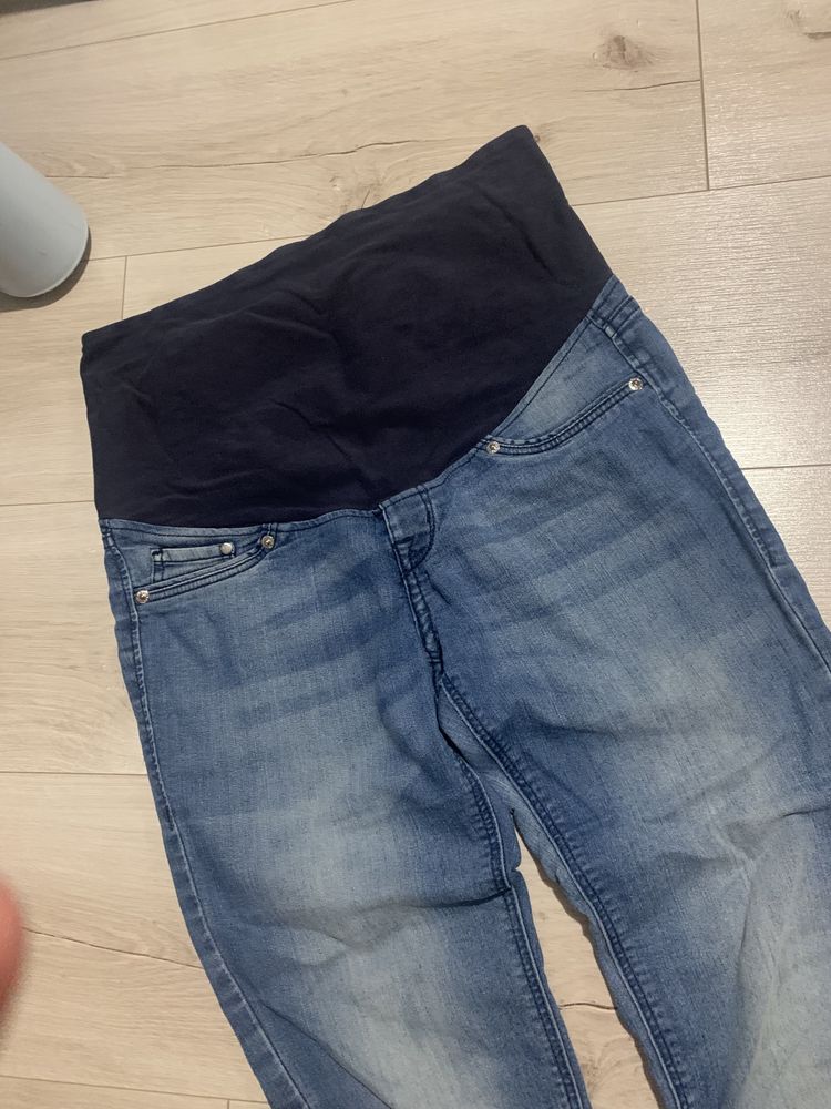 Spodnie jensowe ciążowe H&M 38