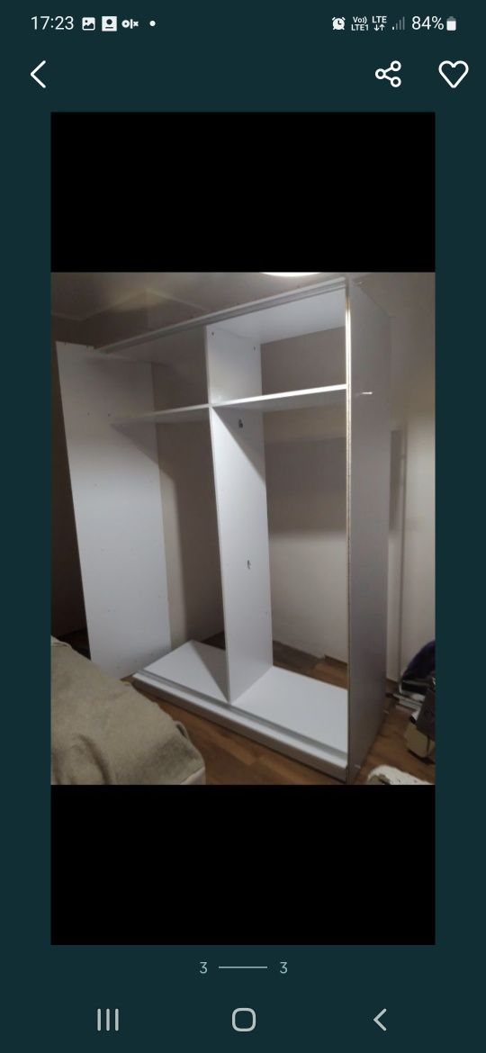 Szafa przesuwna z lustrem 150 cm