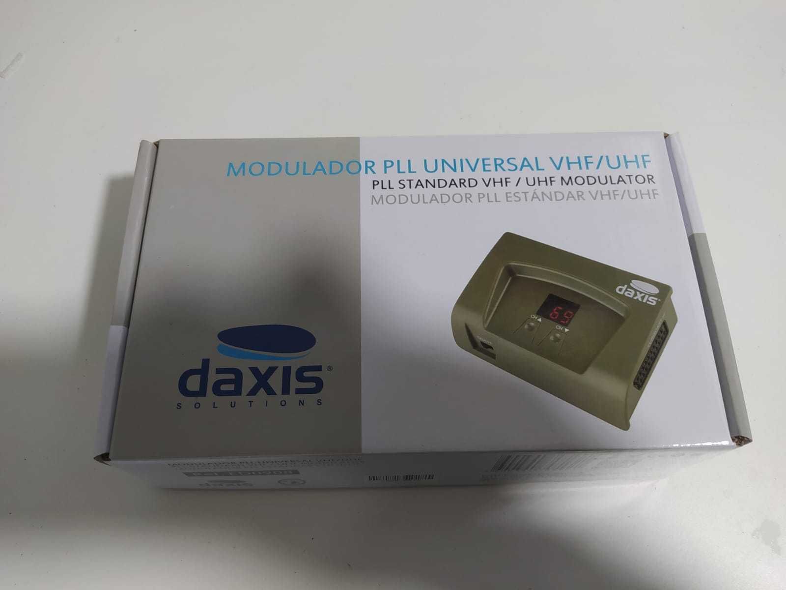 Modulador Digital Universal UHF com Display LED - DAXIS ED0908 Novo