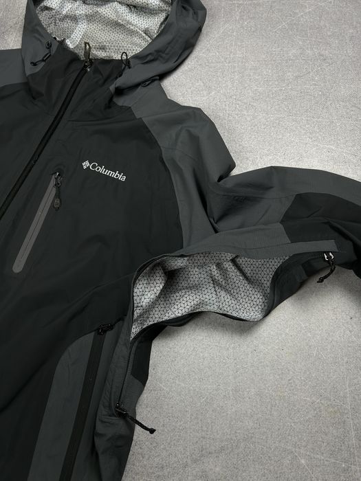 Columbia Omni Dry (XL) куртка штормовка дощовик мембрана чорна сіра