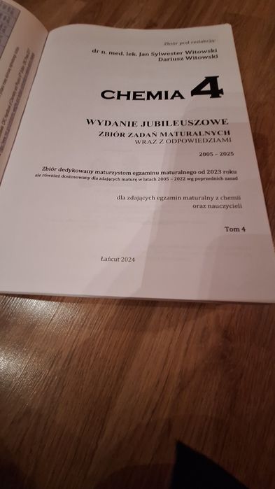 Chemia Witowskiego tom 1 2 3 4