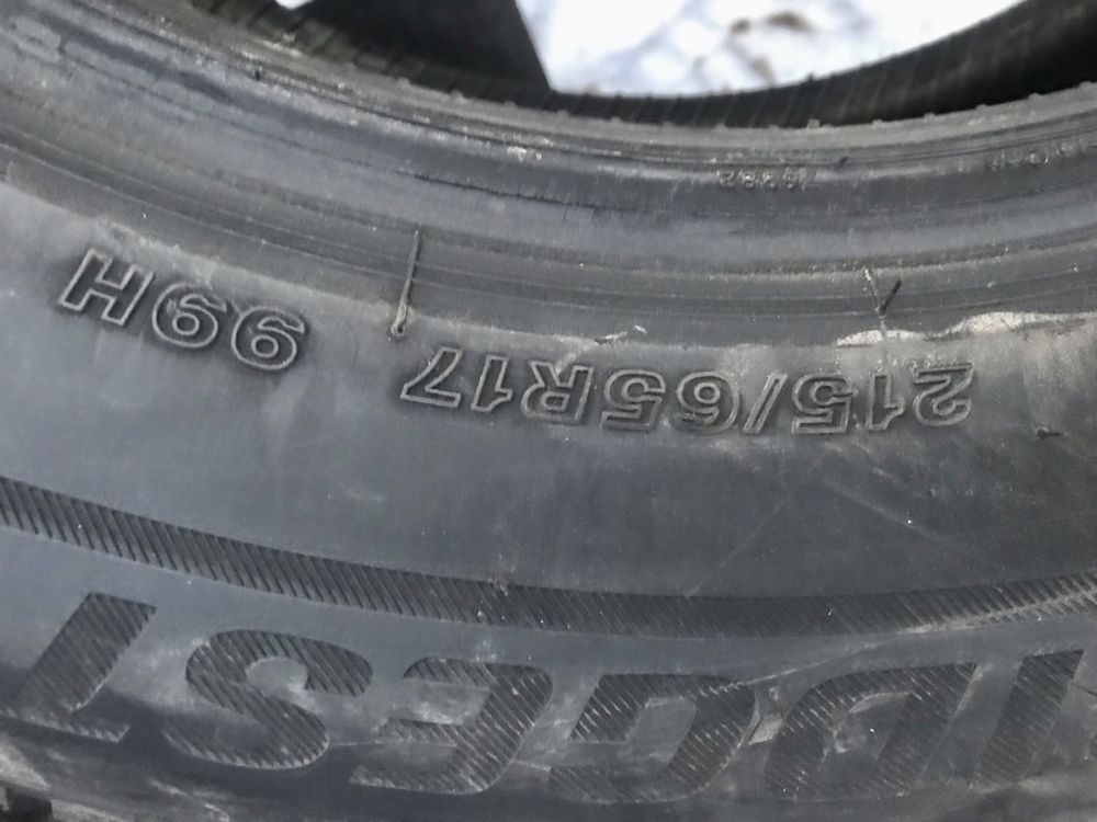 bridgestone blizzak lm001 215/65r17 нові склад оригінал зима комплект