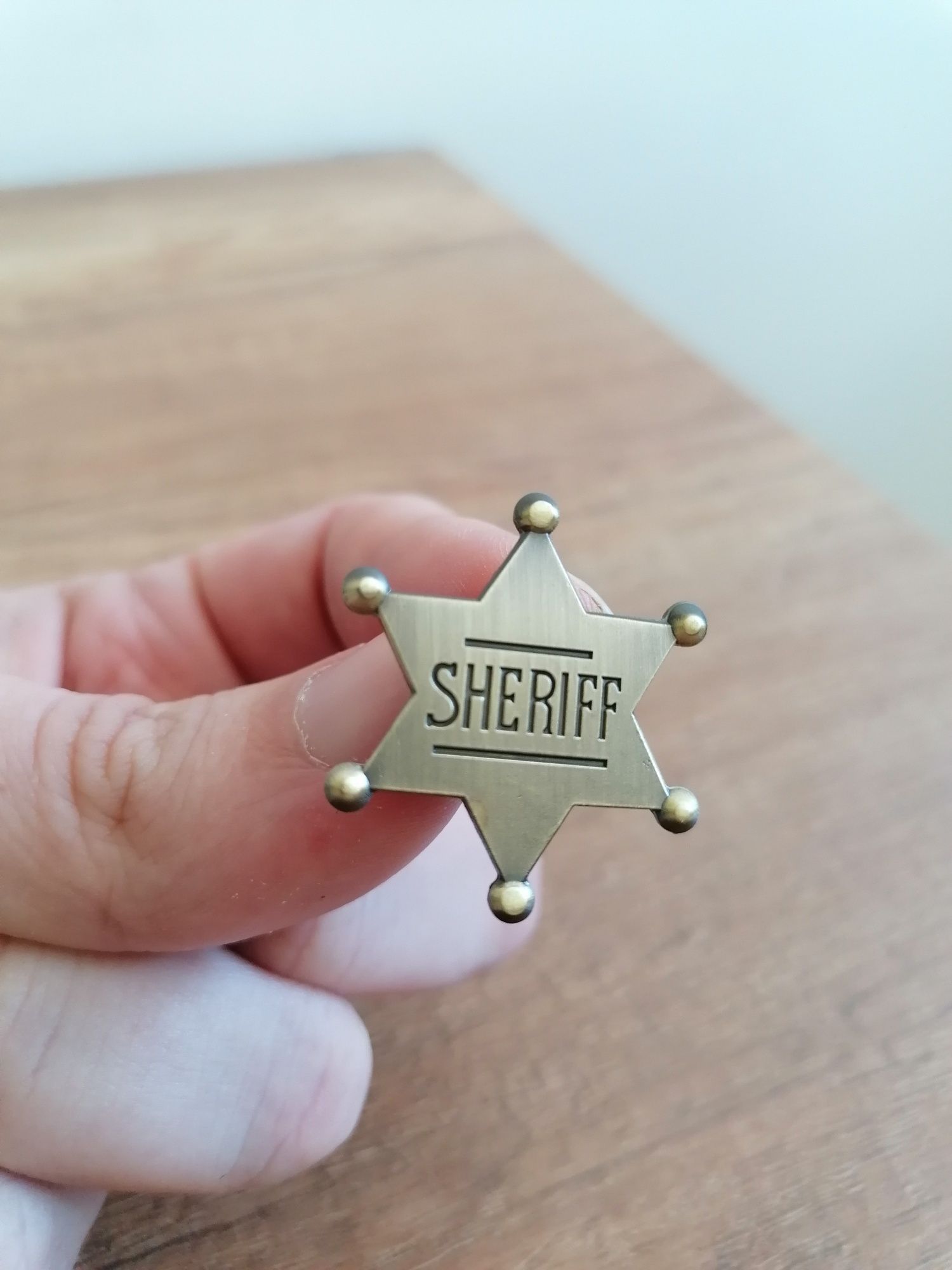 Przypinka Pin Broszka odznaka szeryf sheriff