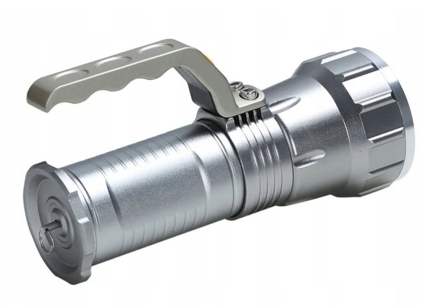 Latarka akumulatorowa turystyczna LED XHP90 USB szperacz halogen lampa