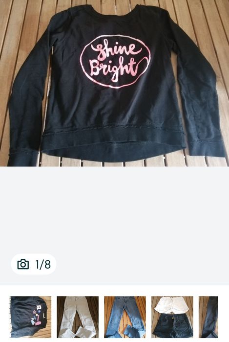 Lote 8 peças de roupa menina 11/12 anos