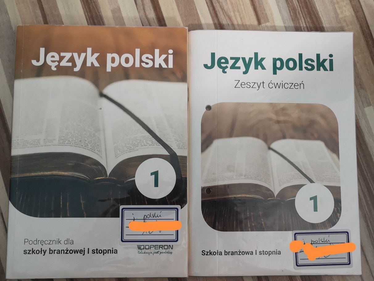 Język polski podręcznik dla szkoły branżowej 1 klasa Operon