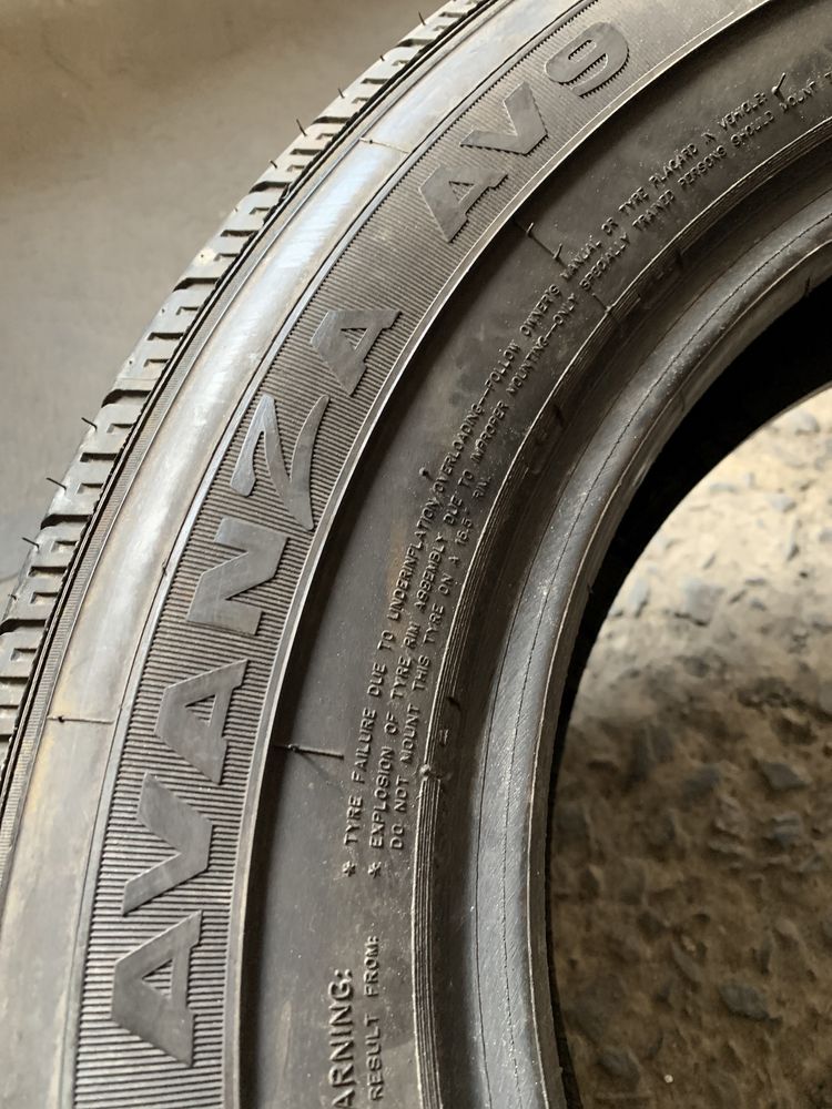 (2шт) 185/75R16C Avon Avanza AV9 (10мм) літні шини