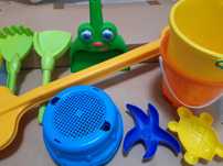 Brinquedos para crianças de praia