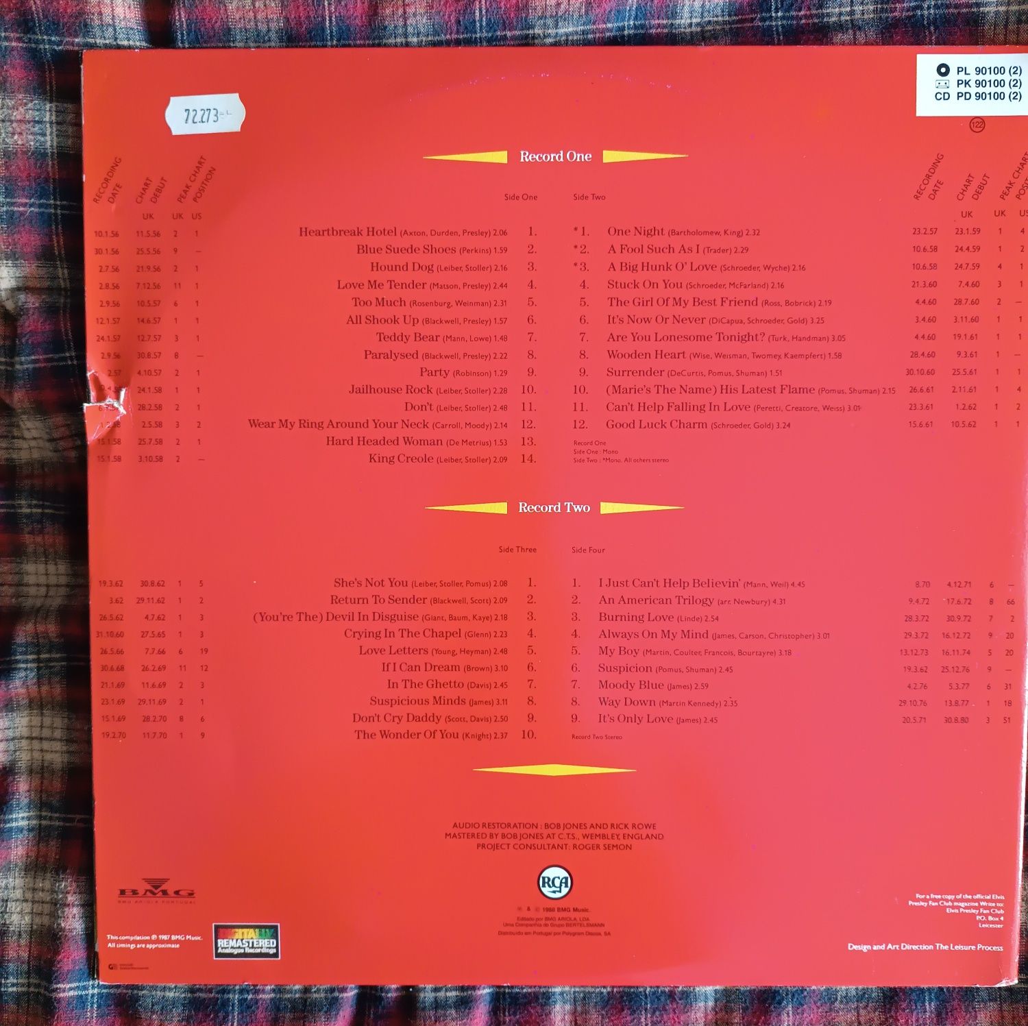 Vinil Elvis Presley duplo