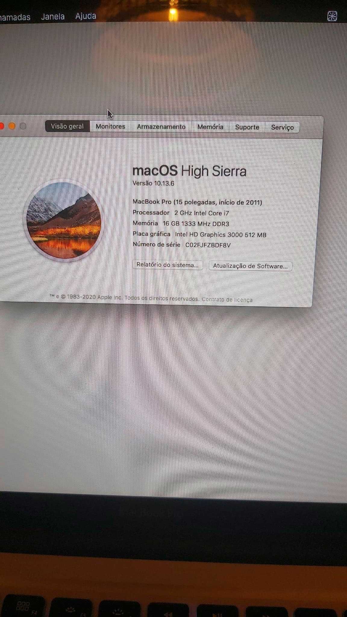 Macbook Pro 15'' 16GB RAM / 1TB ssd