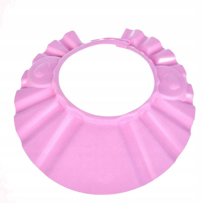 Daszek kąpielowy różowy do mycia głowy dla dzieci miękka pianka EVA