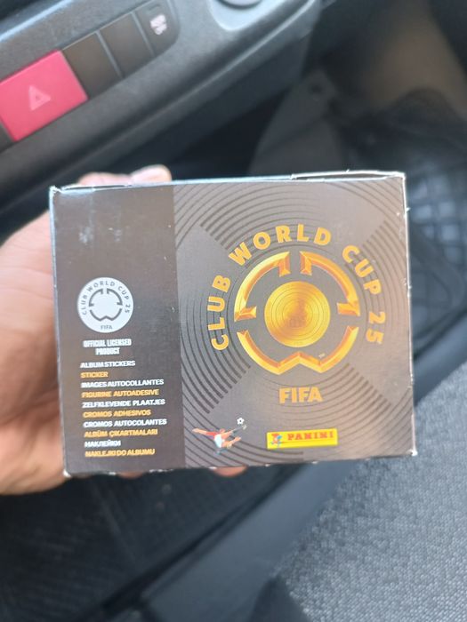 Panini Club World CUP 25 caixas 50 Saquetas